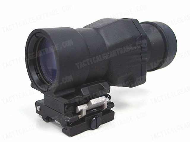 Tactical 4X Magnifier FTS Flip to Side For Eotech Aimpoint/Similar Scopes Sights 