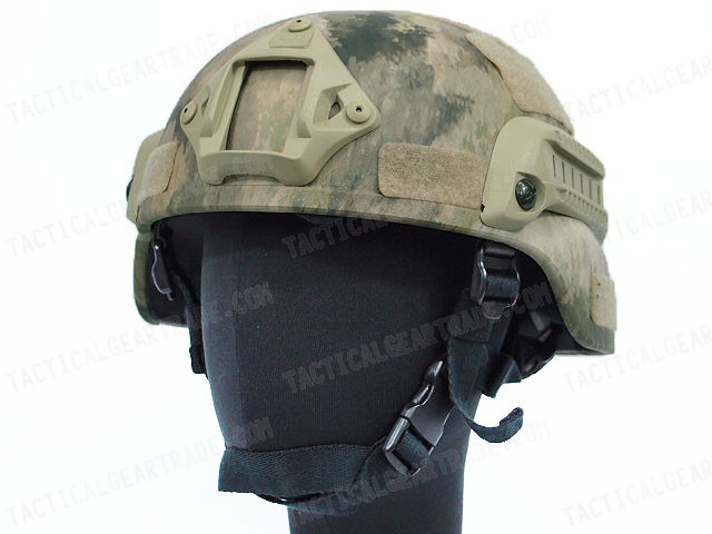 Emerson Tactical ACH MICH 2000 TC-2000 Helmet Advanced w/ NVG Shroud & Side Rail 