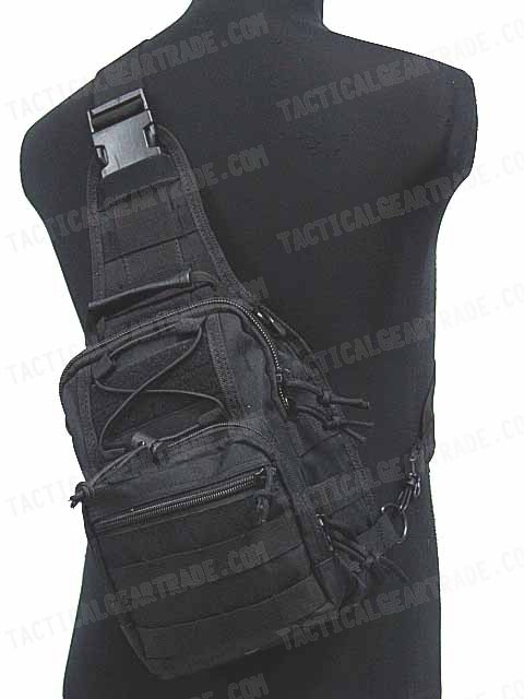 Tactical Utility Gear Shoulder Sling Bag Black S for $15.74 ...