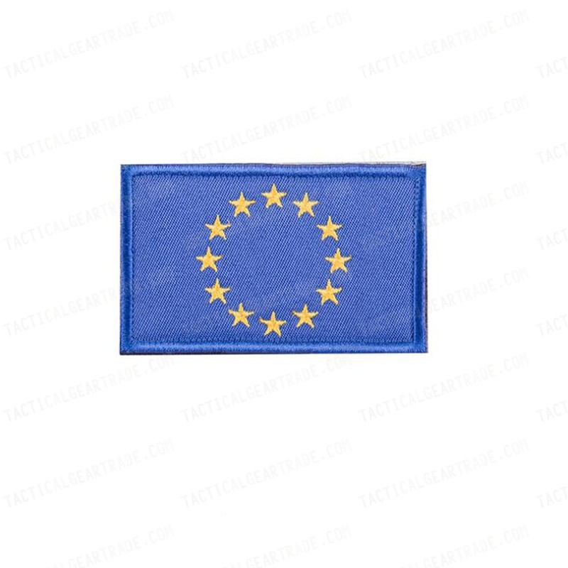 European Union Euro EU Nation Country Flag Velcro Patch for 2.09