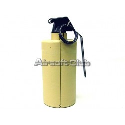 SY Gas Powered Flash Bang Hand Metal Grenade Tan SY858