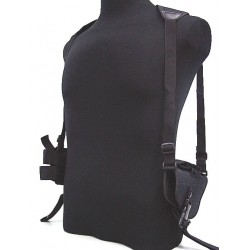 SWAT Tactical Shoulder Pistol Holster w/Mag Pouch BK