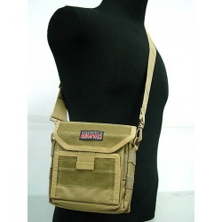Molle Combat Admin Map ID Pouch Sling Bag Coyote Brown