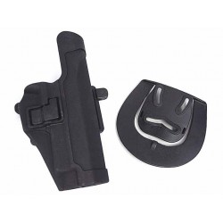 CQC Tactical SIG P220/P226 RH Pistol Paddle & Belt Holster BK