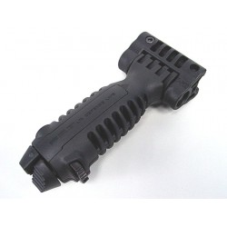 Tactical 20mm RIS Spring Total Bipod Foregrip Grip Black