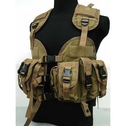 US Navy Seal CQB LBV Modular Assault Vest Coyote Brown