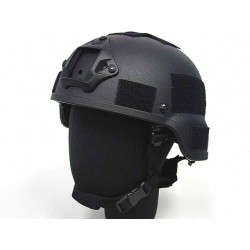 MICH TC-2000 ACH Replica Helmet with NVG Mount Black