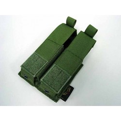 Flyye 1000D Molle Double .45 Pistol Magazine Pouch OD
