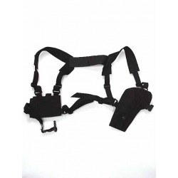 Flyye 1000D Shoulder Pistol Holster w/Mag Pouch Black