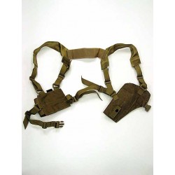 Flyye 1000D Shoulder Pistol Holster w/Mag Pouch Coyote Brown