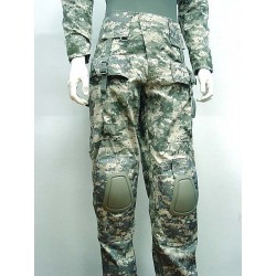 Tactical Combat Pants with Knee Pads Digital ACU Camo