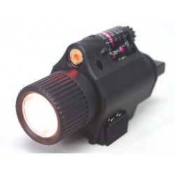 OP M6 65Lm Xenon Tactical Flashlight & Red Laser Sight Black