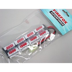 Firefox 9.6V 1500mAh Ni-MH Airsoft AEG RC Mini Battery