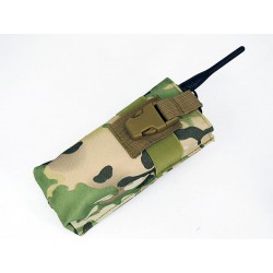 Molle Large Radio/Walkie Talkie Pouch Multi Camo