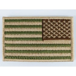 US United States USA Reverse Flag Velcro Patch Multi Camo