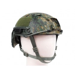 Airsoft FAST Base Jump Style Helmet Digital Camo Woodland