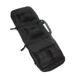 33" Dual Rifle Carrying Case Gun Bag Black