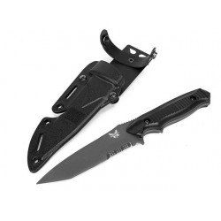 Dummy Plastic M37-K Seal Pup Knife with Sheath Black