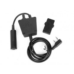 Z Tactical E-Switch Headset PTT for Kenwood 2 Pin Radio - Z122