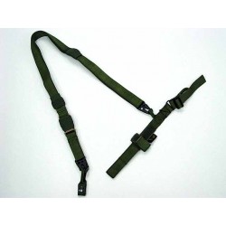 Flyye 1000D Airsoft 3-Point QD Rifle Sling OD