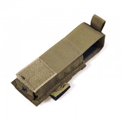 Flyye 1000D Molle Single .45 Pistol Magazine Pouch Coyote Brown