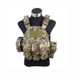 G TMC 6094 style Plate Carrier w 3 pouches ( MAD )
