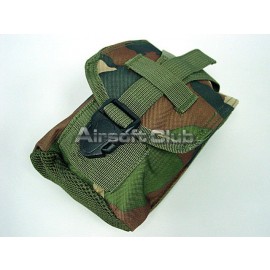 Molle 1Qt Canteen Utility Pouch Camo Woodland