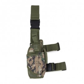 Tornado Drop Leg Thigh Pistol RH Holster Digital Camo Woodland