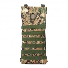 Molle 3L Hydration Water Backpack Digital Camo Woodland