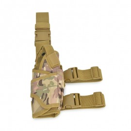 Tornado Drop Leg Thigh Pistol RH Holster Multi Camo