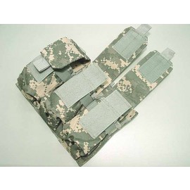 Airsoft Molle Triple Magazine Pouch Digital ACU Camo