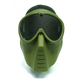 Airsoft Paintball Full Face No Fog Goggle Mask OD
