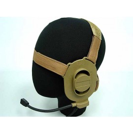 Element ELITE II Headset Tan for Motorola PTT 2 Pin Radio Z027 & Z113 