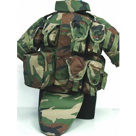 OTV Body Armor Carrier Tactical Vest Camo Woodland