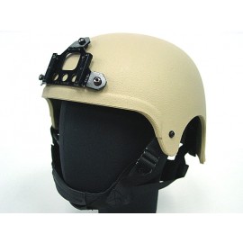 USMC IBH Helmet Tan w/ NVG PVS-7 Goggle Mount