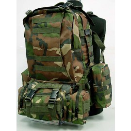 CamelPack Tactical Molle Assault Backpack Camo Woodland