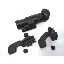 3x Magnifier Scope PVS-14 NVG AN/PVS14 Type w/ Red Laser