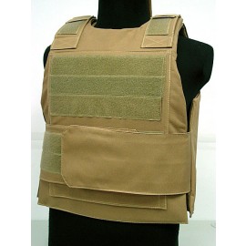 Black Hawk Down Body Armor Plate Carrier Vest Coyote Brown