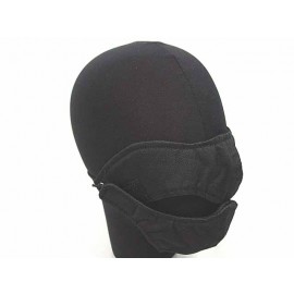 Modular Half Face Protector Mouth Mask Black