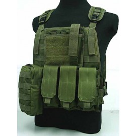 US Marine Assault Molle Plate Carrier Vest OD