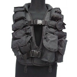 Tactical Airsoft SAS Paintball Hunting Assault Vest BK