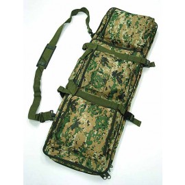 33" Dual Rifle Carrying Case Gun Bag Digital Camo Woodland #B