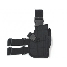 Tactical Drop Leg Pistol Holster Black