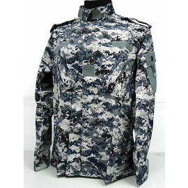 USMC BDU Uniform Set Shirt Pants Digital Blue Camo