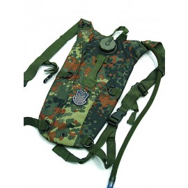 US Army 3L Hydration Water Backpack German Camo Woodland