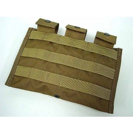 Flyye 1000D Molle Triple M4/M16 Mag Pouch Ver.MI Coyote Brown