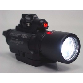 X400 Type CREE LED Flashlight Weaponlight & Red Laser