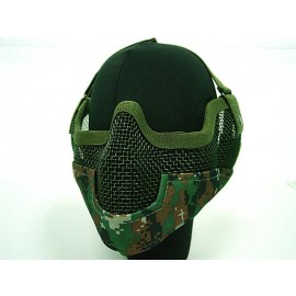 Stalker Type Half Face Metal Mesh Mask Ver. 2 Digital Woodland