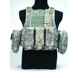 USMC MOD Molle Assault Plate Carrier Vest Digital ACU Camo