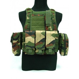 USMC MOD Molle Assault Plate Carrier Vest Camo Woodland